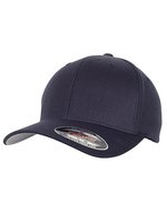 Flexfit Wolle-Mix Cap mit Silberschirm, Navy L/XL, FX6477 – Blu navy scuro
