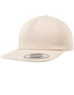 FLEXFIT Unstrukturierte 5-Panel Snapback Cap, Black One Size, FX6502 – Khaki