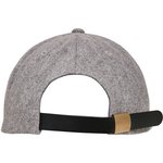 FLEXFIT Melton Cap mit flachem Schirm, Black One Size, FX6502MC – Bild 4