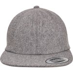 FLEXFIT Melton Cap mit flachem Schirm, Black One Size, FX6502MC – Bild 6