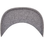 FLEXFIT Melton Cap mit flachem Schirm, Black One Size, FX6502MC – Bild 7