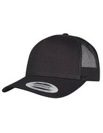 FLEXFIT 5-Panel Retro Trucker Cap Baumwolle-Mesh, Charcoal One Size, FX6506 – Bild 2