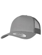 FLEXFIT 5-Panel Retro Trucker Cap Baumwolle-Mesh, Charcoal One Size, FX6506 – Charcoal