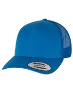 FLEXFIT 5-Panel Retro Trucker Cap Baumwolle-Mesh, Charcoal One Size, FX6506 – Dark Cobalt/Lobl