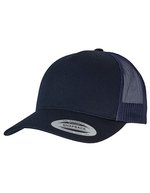 FLEXFIT 5-Panel Retro Trucker Cap Baumwolle-Mesh, Charcoal One Size, FX6506 – Dark Navy/Navy