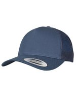 FLEXFIT 5-Panel Retro Trucker Cap Baumwolle-Mesh, Charcoal One Size, FX6506 – Navy