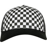 FLEXFIT Checkerboard Retro Trucker Cap, Black/White One Size, FX6506CB – Bild 5