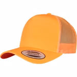 FLEXFIT Neon Retro Trucker Cap in Gelb/Orange, Neon Orange One Size, FX6506NT – immagine 3