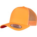 FLEXFIT Neon Retro Trucker Cap in Gelb/Orange, Neon Orange One Size, FX6506NT – Bild 3