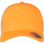 FLEXFIT Neon Retro Trucker Cap in Gelb/Orange, Neon Orange One Size, FX6506NT – immagine 5