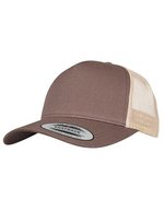 5-Panel Retro Trucker Cap 2-Tone – Brown/Khaki