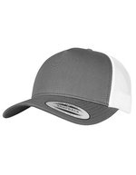 5-Panel Retro Trucker Cap 2-Tone – Charcoal/White
