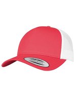 FLEXFIT 5-Panel Retro Trucker Cap 2-Tone, Black/White One Size, FX6506T – Red/White