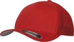Flexfit Mesh Trucker Cap 6-Panel, Cranberry S/M, FX6511 – Bild 3