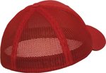 Flexfit Mesh Trucker Cap 6-Panel, Cranberry S/M, FX6511 – Bild 4