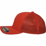 Flexfit Mesh Trucker Cap 6-Panel, Cranberry S/M, FX6511 – image 5