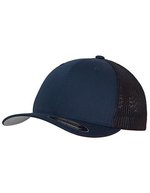 Flexfit Mesh Trucker Cap 6-Panel, Cranberry S/M, FX6511 – Navy