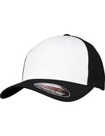 FLEXFIT Mesh Cap mit verstärkter Front in, Black/White L/XL, FX6511CF – Bild 2