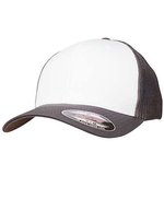 FLEXFIT Mesh Cap mit verstärkter Front in, Black/White L/XL, FX6511CF – Dark Grey/White/Dark Grey