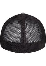 FLEXFIT Retro Trucker Melange Cap Khaki, Khaki/Black Mesh L/XL, FX6511M – Bild 3