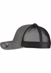 FLEXFIT Retro Trucker Melange Cap Khaki, Khaki/Black Mesh L/XL, FX6511M – Bild 4