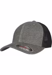 FLEXFIT Retro Trucker Melange Cap Khaki, Khaki/Black Mesh L/XL, FX6511M – Bild 5