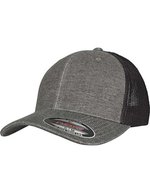 FLEXFIT Retro Trucker Melange Cap Khaki, Khaki/Black Mesh L/XL, FX6511M – Khaki/Black Mesh