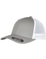 FLEXFIT Recycelte Mesh-Trucker Cap Baumwolle, Black/Black L/XL, FX6511RM – Gris/Blanc