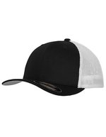 Flexfit Mesh Trucker Cap 2-Tone, Black/White L/XL, FX6511T – Bild 2