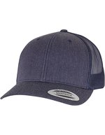 FLEXFIT Retro Trucker Cap mit Mesh-Design, White Kids, FX6606 – Melange Blu navy