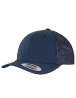 FLEXFIT Retro Trucker Cap mit Mesh-Design, White Kids, FX6606 – Blu navy chiaro