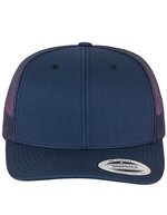 FLEXFIT Retro Trucker Cap mit Mesh-Design, White Kids, FX6606 – Blu navy