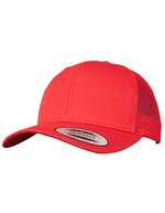 FLEXFIT Retro Trucker Cap mit Mesh-Design, White Kids, FX6606 – Rosso