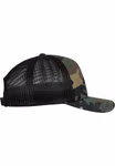 Flexfit Camo Trucker Cap mit Mesh, Dark Camo/Black One Size, FX6606C – Bild 6