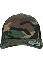 Flexfit Camo Trucker Cap mit Mesh, Dark Camo/Black One Size, FX6606C – Bild 7