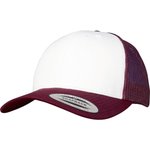 FLEXFIT Retro Trucker Cap mit Netzteil, Black/White One Size, FX6606CF – Bild 1