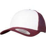 FLEXFIT Retro Trucker Cap mit Netzteil, Black/White One Size, FX6606CF – Bild 3