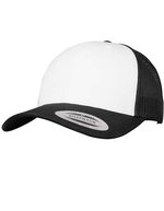 FLEXFIT Retro Trucker Cap mit Netzteil, Black/White One Size, FX6606CF – Bild 2