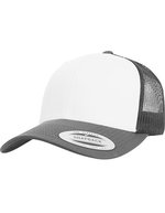FLEXFIT Retro Trucker Cap mit Netzteil, Black/White One Size, FX6606CF – Dark Grey/White/Dark Grey