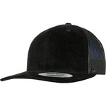 Flexfit Casquette Trucker en velours côtelé noir, Black One Size, FX6606CT – Bild 3