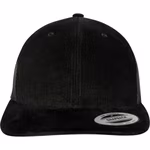 Flexfit Corduroy Trucker Cap Schwarz, Black One Size, FX6606CT – immagine 6