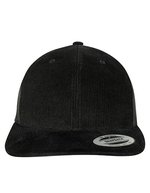 Flexfit Casquette Trucker en velours côtelé noir, Black One Size, FX6606CT – Bild 2