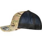 FLEXFIT Retro Trucker Cap im Multicam-Look, Arid/Brown One Size, FX6606MC – Bild 5