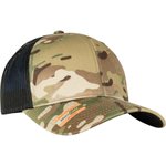 FLEXFIT Retro Trucker Cap im Multicam-Look, Arid/Brown One Size, FX6606MC – Bild 7