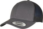 FLEXFIT Recycelte Trucker Cap mit Snapbackverschluss, Black/White One Size, FX6606RT – Bild 1