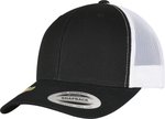 FLEXFIT Recycelte Trucker Cap mit Snapbackverschluss, Black/White One Size, FX6606RT – Bild 5
