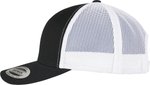 FLEXFIT Recycelte Trucker Cap mit Snapbackverschluss, Black/White One Size, FX6606RT – Bild 6