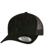 FLEXFIT Wildleder Trucker Cap mit Mesh, Black One Size, FX6606SU – Bild 2