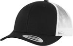 FLEXFIT Retro Trucker Cap mit 2-Tone Design, Black/White One Size, FX6606T – Bild 3