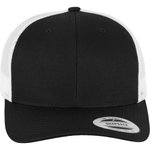 FLEXFIT Retro Trucker Cap mit 2-Tone Design, Black/White One Size, FX6606T – Bild 7